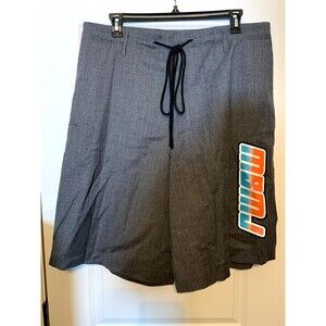 Marc Jacobs Drawstring 100% Wool Shorts -Shadow Grey Malange - LG - Retail $268